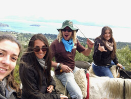 Horse riding group Bariloche