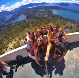 Selfie Bariloche view