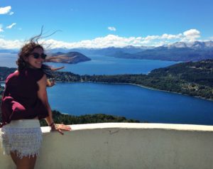 Lake views of Bariloche in Argentina