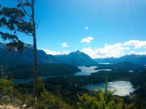 Lake views of Bariloche Argentina