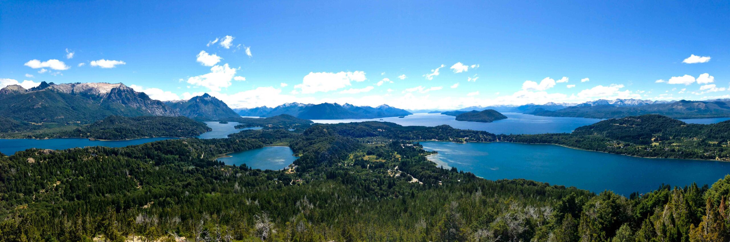 Lake views over Bariloche Argentina
