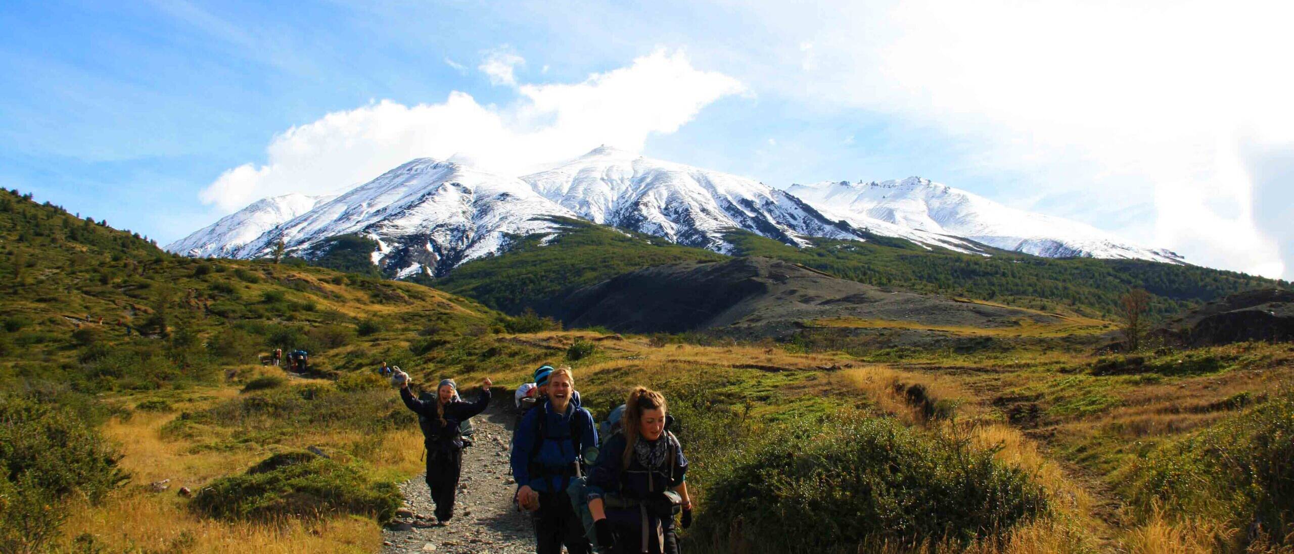 end of the torres del paine trekking