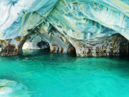 marble caves clear water chile