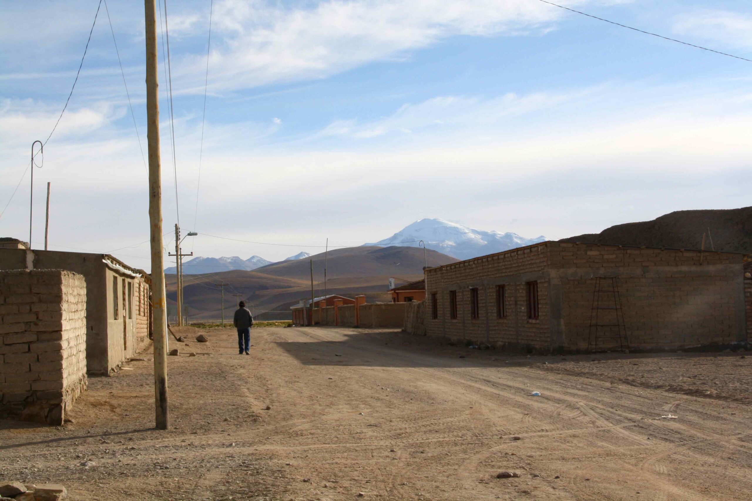 Bolivian village in Uyuni