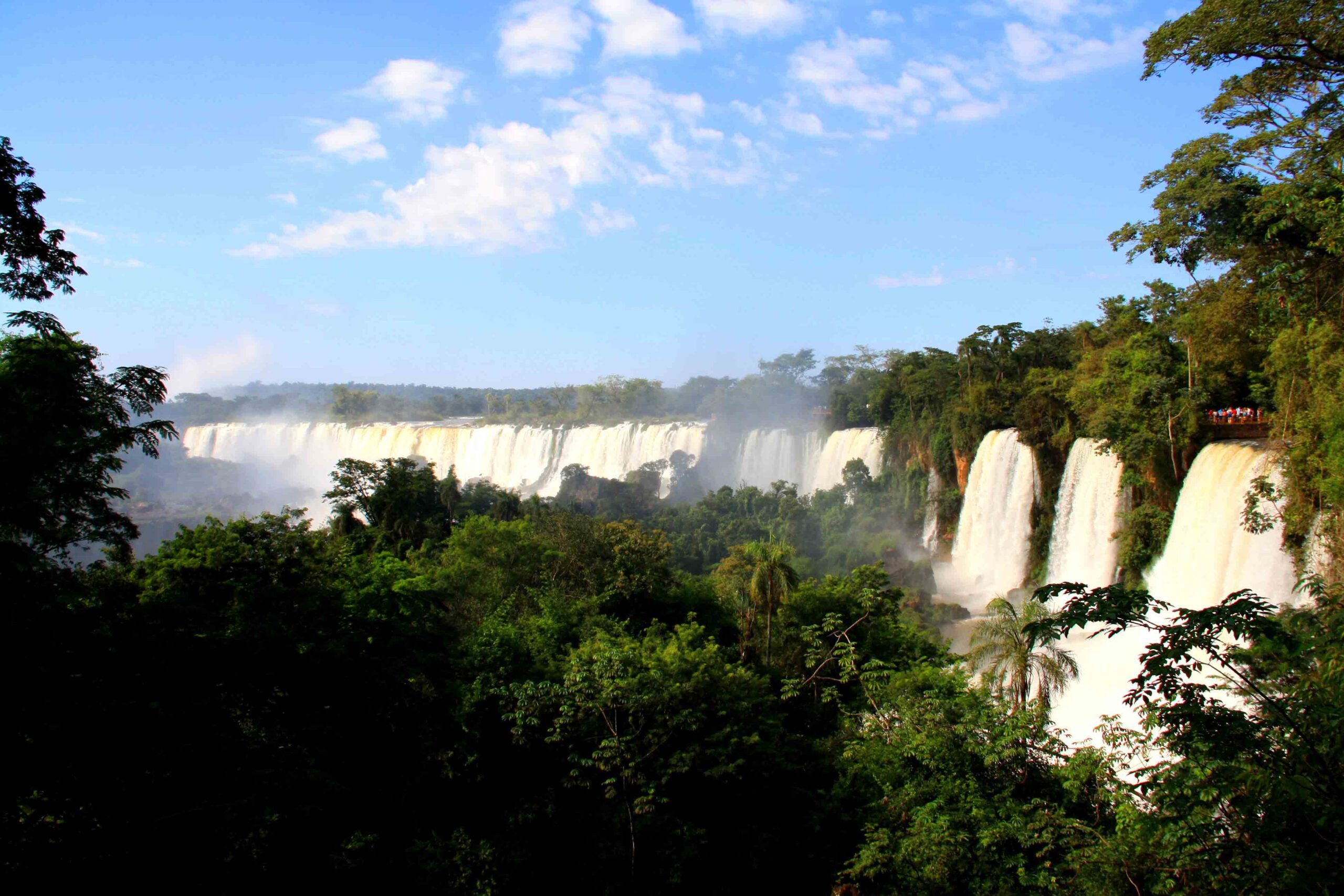 Waterfall view at Iguazu in Argentina