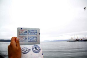 passport stamps ushuaia