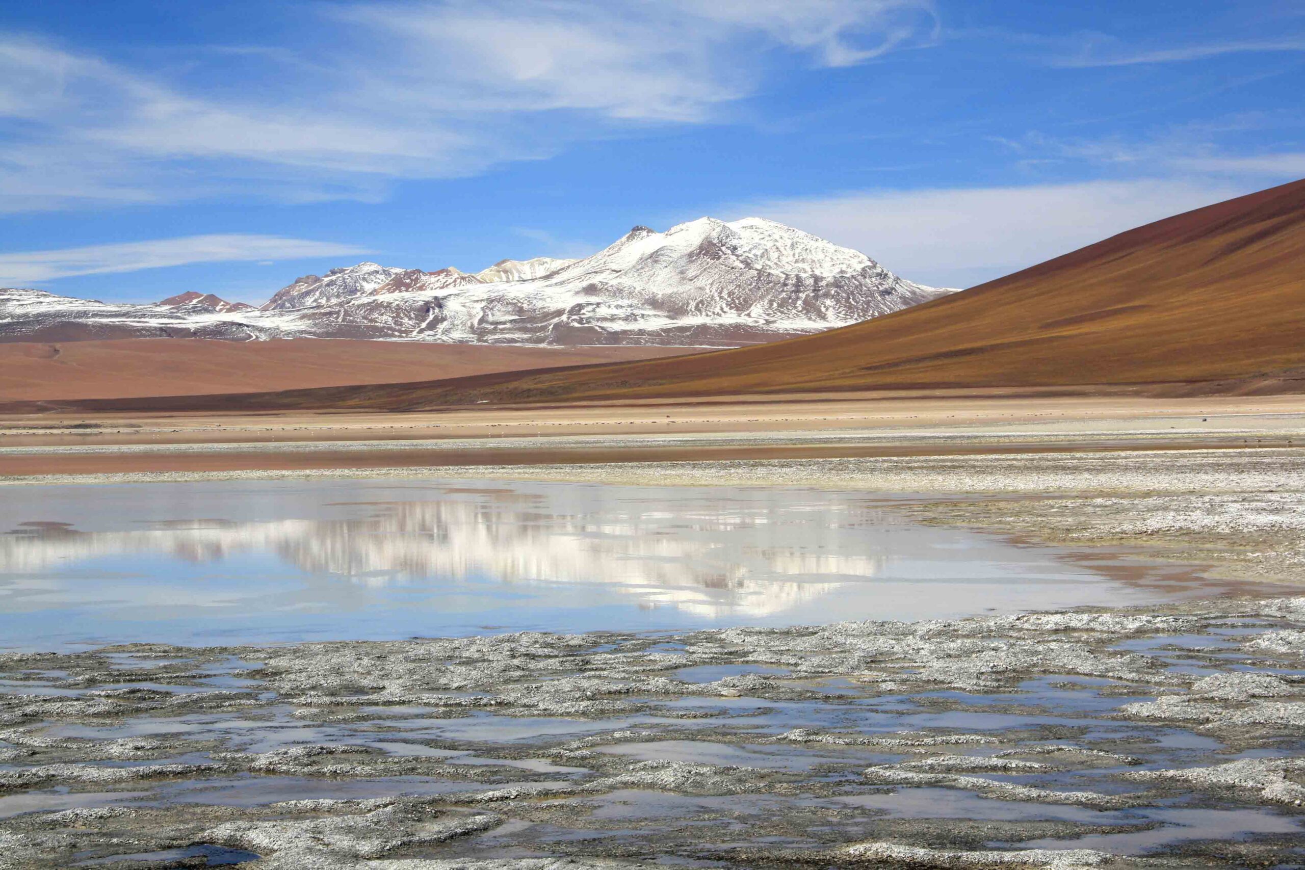 Mountain views during Uyuni Tour Bolivia