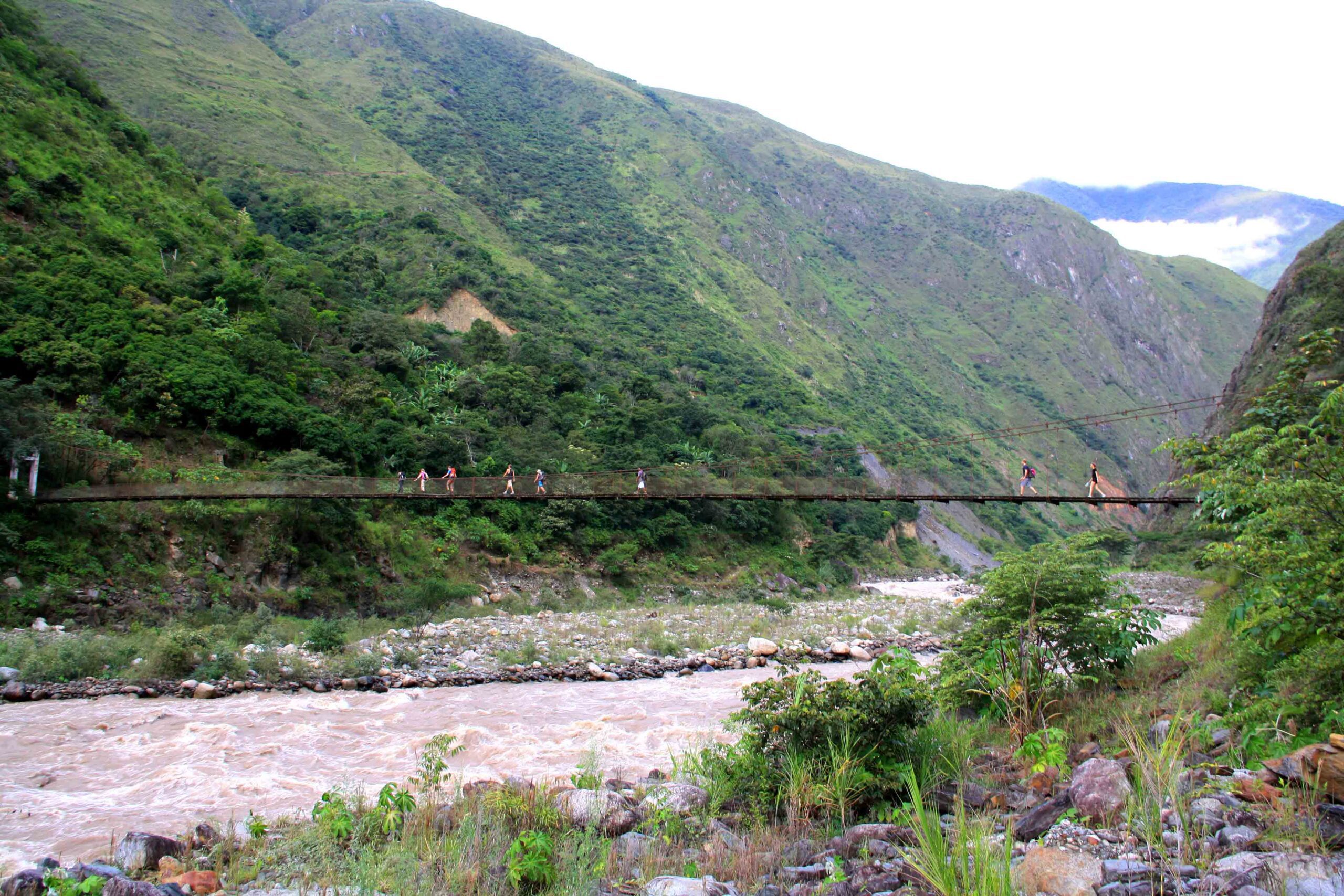 Inca Jungle Trail in Peru views