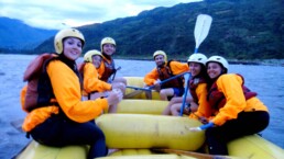 River rafting in Santa Theresa Peru
