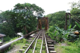 train rails San Cipriano Colombia