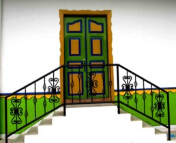 colorful doors in Salento
