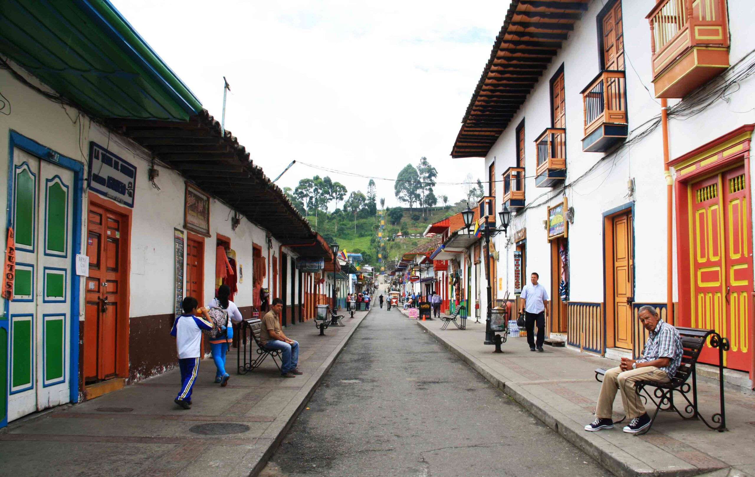 salento streets in Colombia