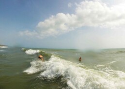 surfing costeno beach in Colombia