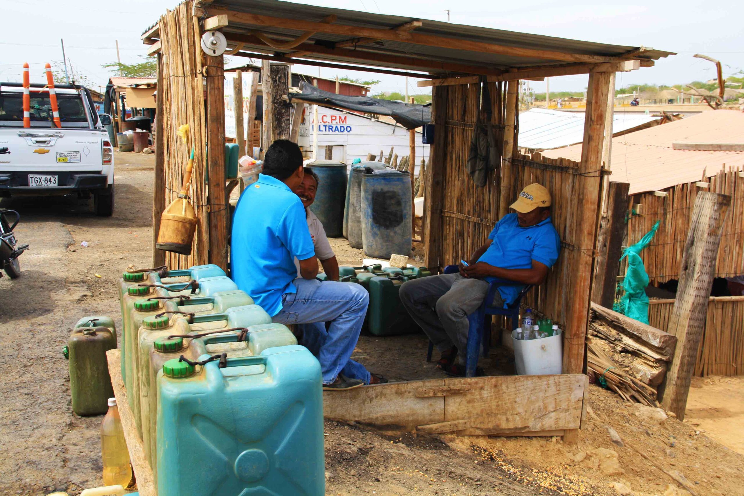 local gas station of La Guajira