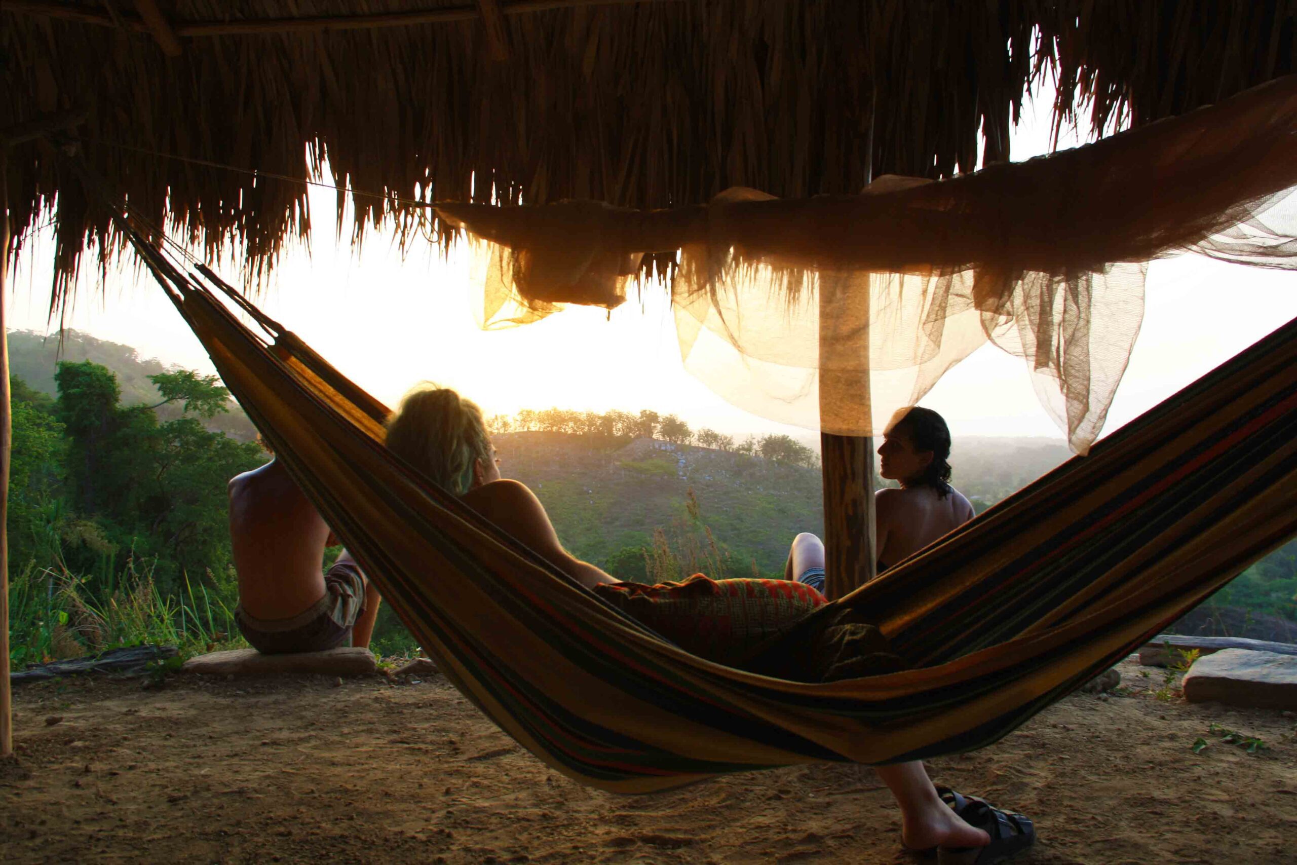 hammock sunset watching rancho relaxo colombia