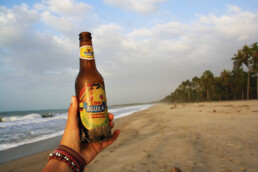 Aguila colombian beer palomino beach
