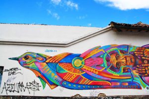 street art in La Candelaria bogota