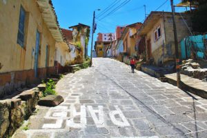 streets of San Gil Colombia