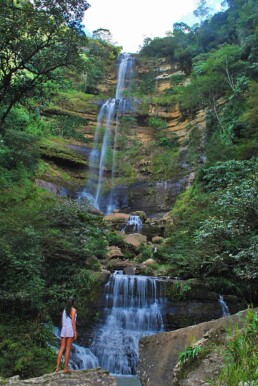 Juan Curi waterfall near San Gil Colombia