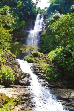 Juan Curi waterfall in San Gil Colombia South America