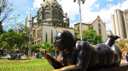 Woman statue by Botero Medellin
