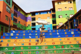 colors guatape town colombia