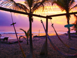 costeno beach sunrise hammocks colombia