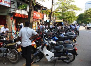 Motorbikes in Colombo