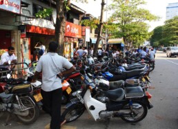Motorbikes in Colombo