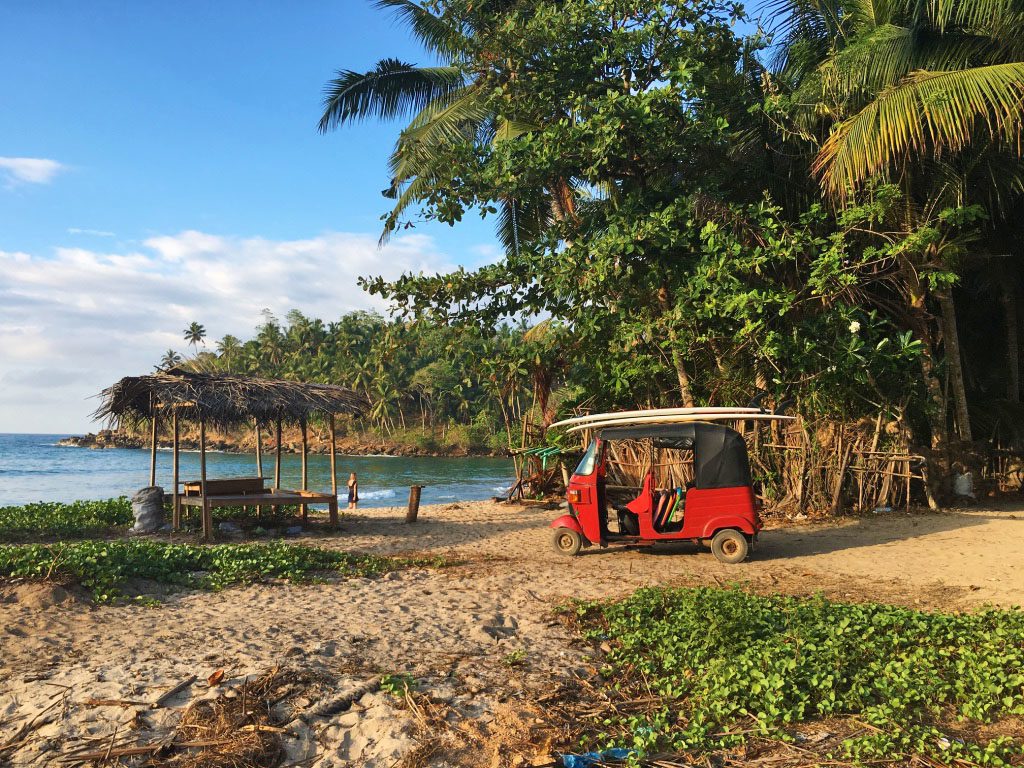 the south coast of sri lanka is covered in beautiful beaches