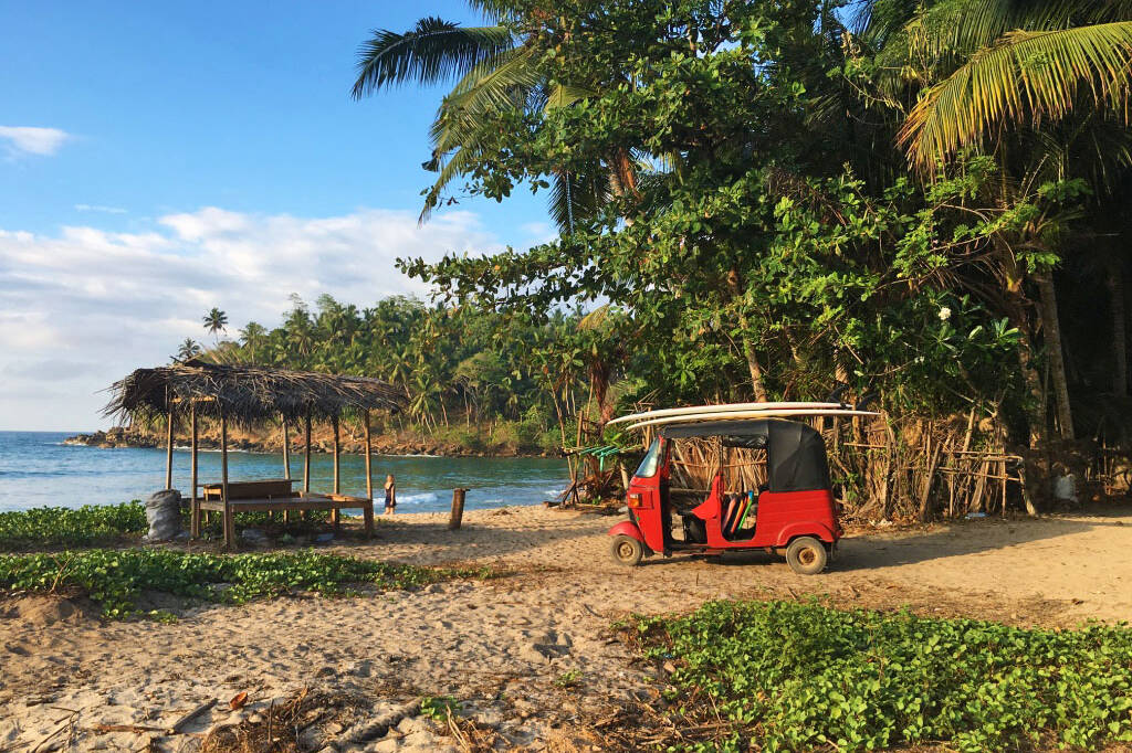 sunrise hiriketiya beach view dots bay house sri lanka