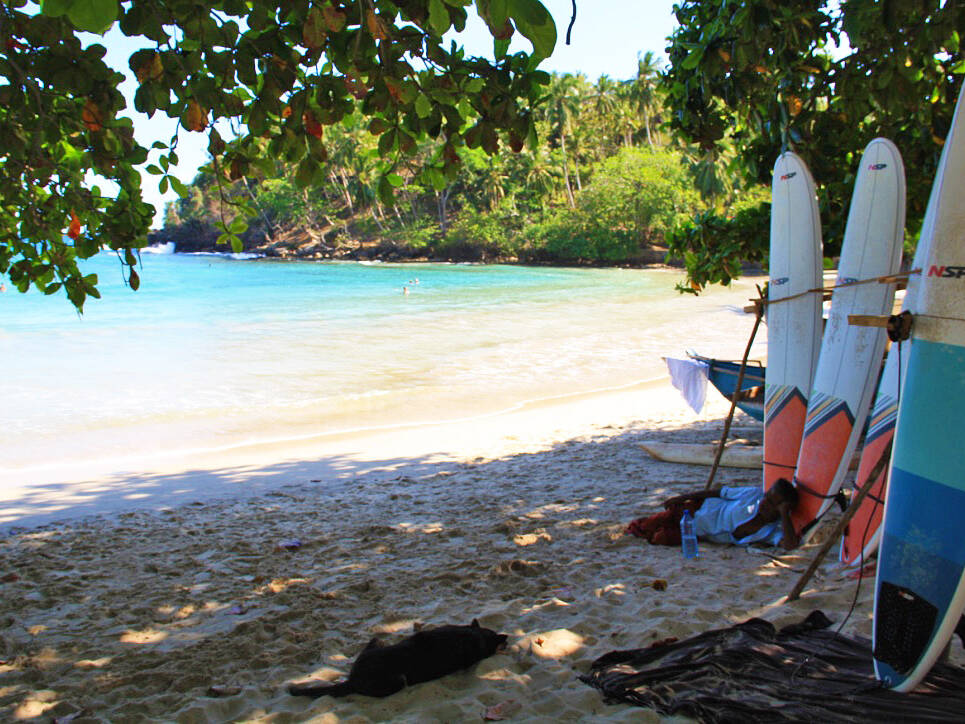 surf rental hiriketiya bay beach relax sri lanka