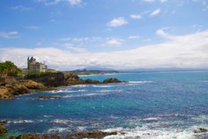 biarritz basque country coast line france