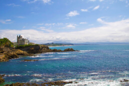 biarritz basque country coast line france