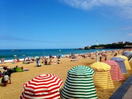 biarritz plage beach view france