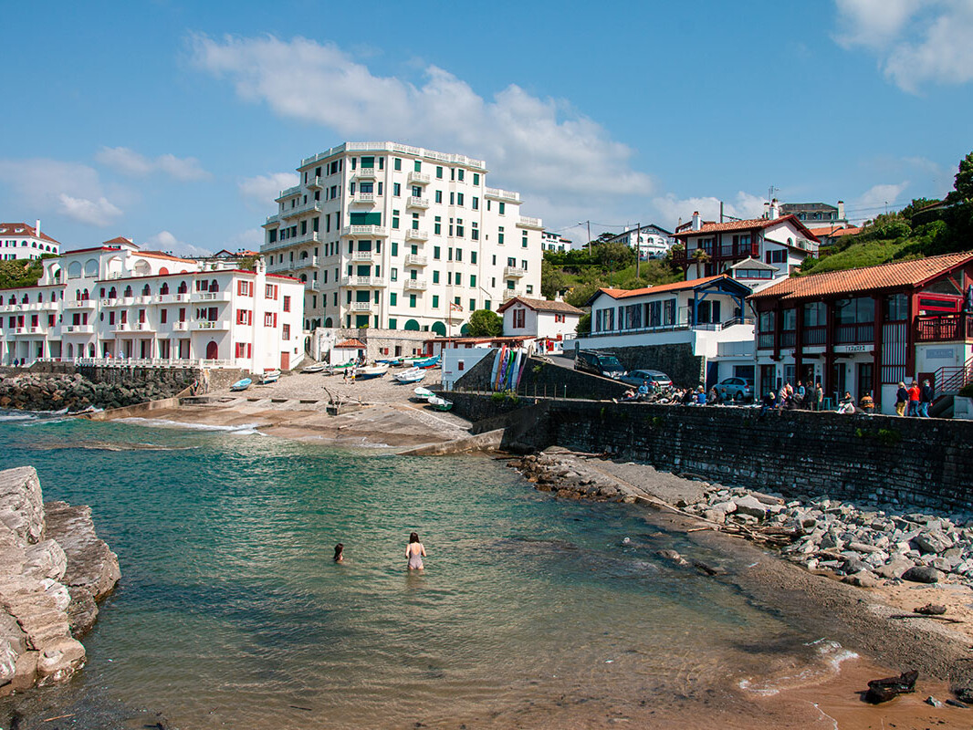 Bay of Guethary in France