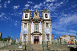church tiles porto city portugal