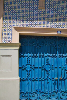 doors tiles streets ribeira porto city portugal