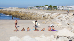 girls beach praia do cabedelo surfer portugal