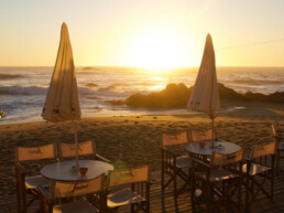 praia da luz restaurant sunset porto portugal