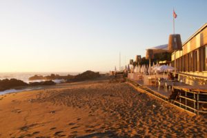praia da luz sunset restaurant beach porto portugal