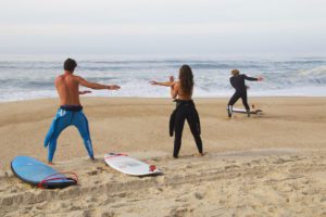 warming up surfing beach praia da tocha no riding no life portugal