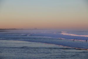 sunrise surfing lesson praia do cabedelo portugal