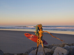 sunrise view beach praia do cabedelo portugal