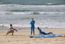 surfing lesson janga no riding no life praia da tocha portugal