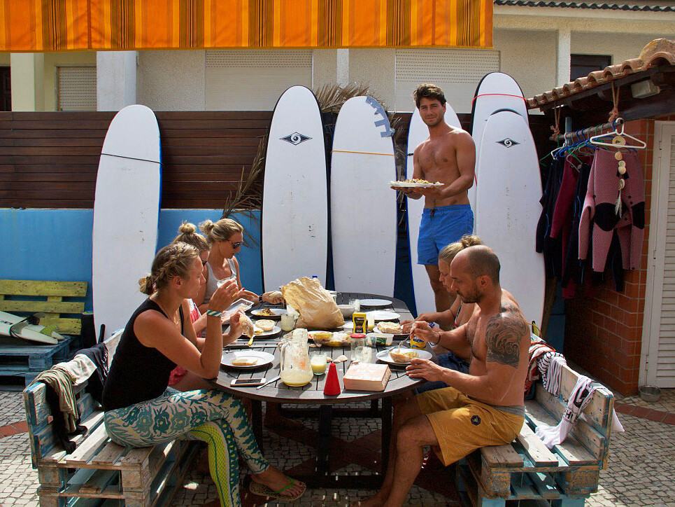 ticket2surf lunch no riding no life praia da tocha portugal