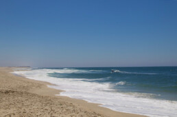 beach costa nova surfing coean portugal