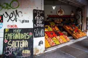 Fruit market in Palermo Buenos Aires