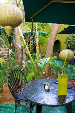 garden restaurant le jardin marrakech morocco