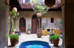 garden swimming pool riad khol marrakech